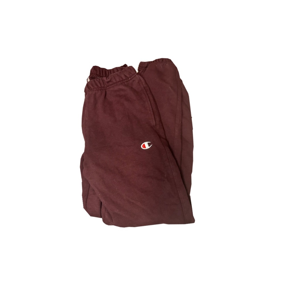 Maroon champion sweat pants